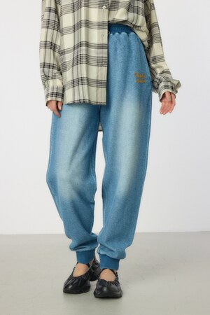 【UNISEX】加工スウェットパンツ