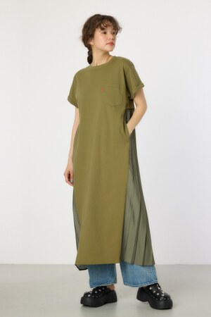 【WEB限定】バックプリーツマキシワンピース