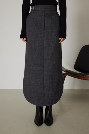 RIM.ARK Round hem long SK M/BLK 38サイズ - その他