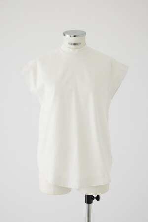Mannish nosleeve cut tops