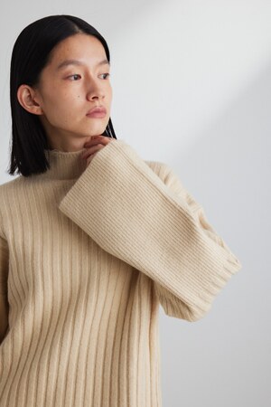 Stylemixer ワイドカフピンストライプシャツ