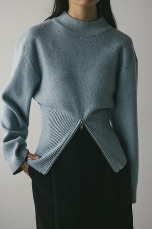 ヘムジップフォルムニット