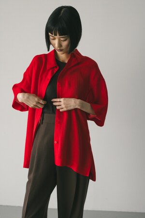 シアーボクシーシャツ