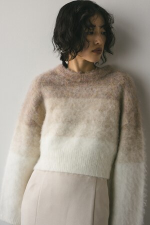 A17463 極美品 Sov. スパングルC/Nテープヤーンニットカーディガン A17463 極美品 Sov. スパングルC/Nテープヤーンニットカーディガン