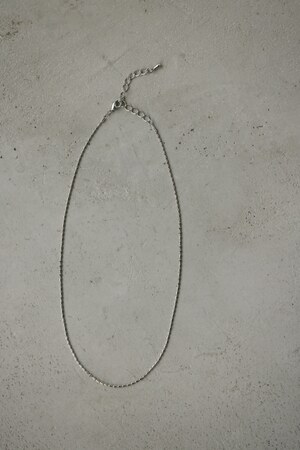 グリッタービーズラインネックレス