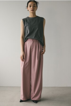 モックス・ダイアモンド 2枚セット STYLEMIXER | ハイウエスト2タックワイドパンツ (パンツ ) |SHEL