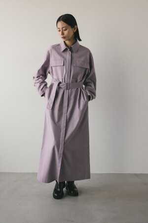 ビッグポケットシャツワンピース