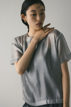 メタリックシアートップ