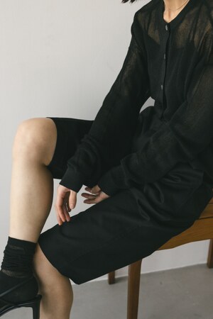 タックハーフパンツ