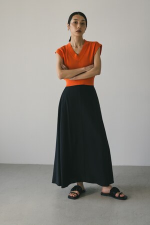 エアリーパネルフレアスカート