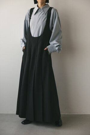 ディープUプリーツワンピース