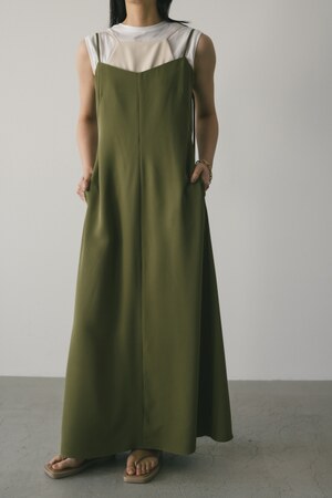 ネックレイヤーキャミワンピース