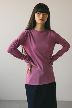 スリットスリーブニット