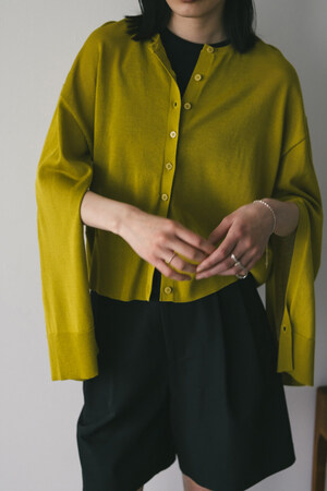 ドライニットシアーカーディガン