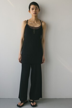 ドライニットワイドリブパンツ