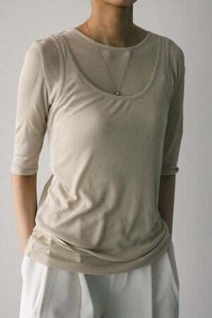 2ピースシアーレイヤードタンクT