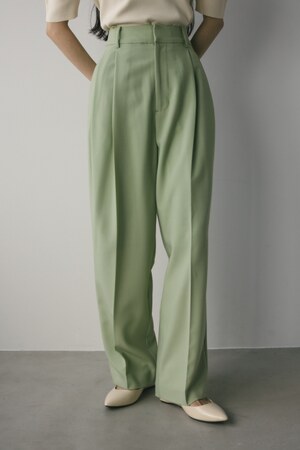 ベーシックツータックパンツ