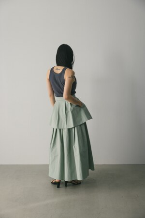 ティアードフレアスカート