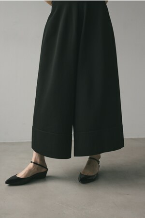 ウエストレイヤードガウチョパンツ