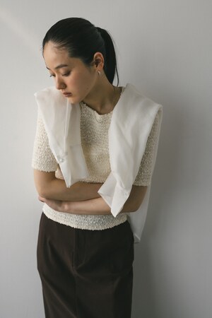 ネップシャーリングトップ