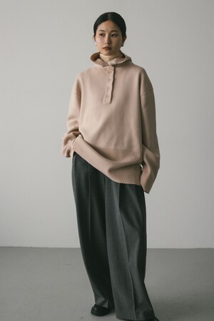 STYLEMIXER | フロントボタンスウェットニット (ニット ) |SHEL'TTER