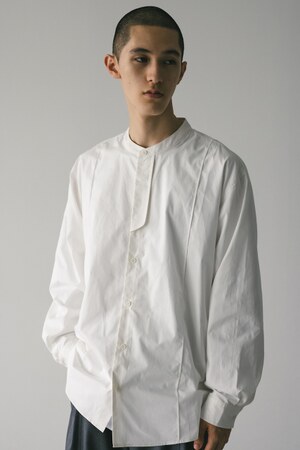 バンドカラーシャツ