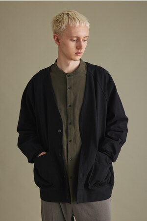 ヘビー天竺カットカーディガン