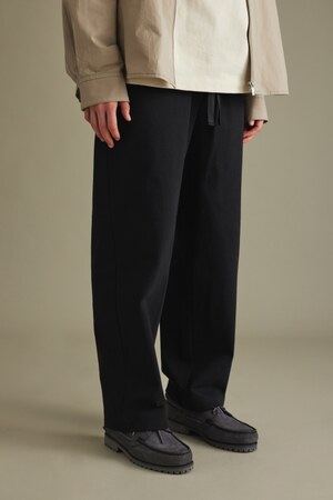 ヘビー天竺カットストレートパンツ