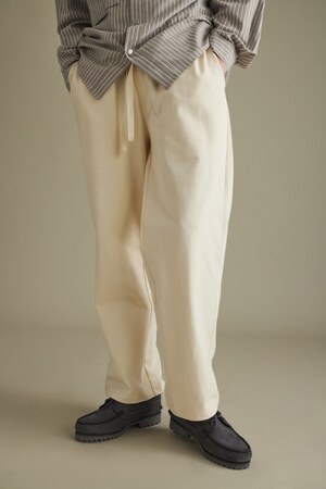 ヘビー天竺カットストレートパンツ