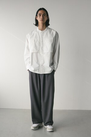ビッグポケットフラップシャツ