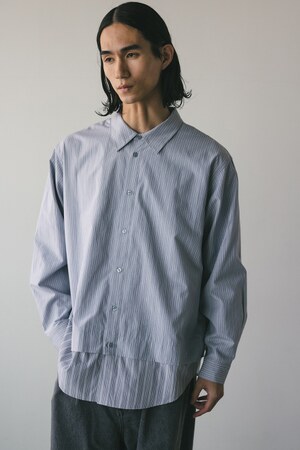 ストライプレイヤーシャツ