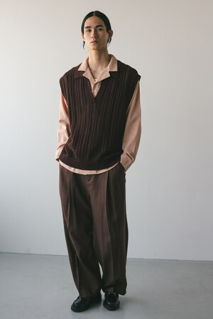 クロシェニットベスト