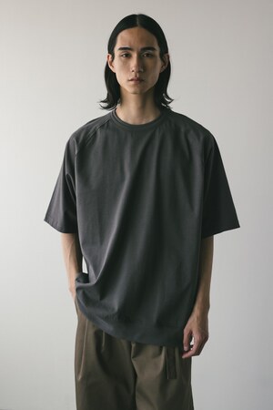 リブハーフスリーブT