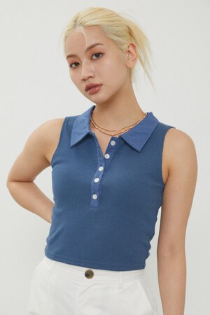 No sleeve polo shirt Clearance