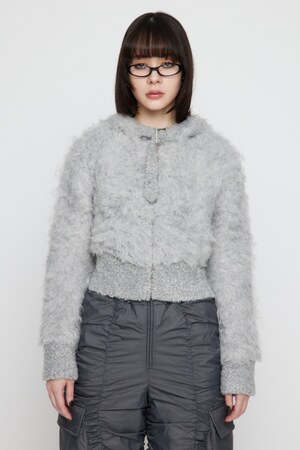 LAGUA GEM | FLUFFY HOOD ニット (ニット ) |SHEL'TTER WEBSTORE