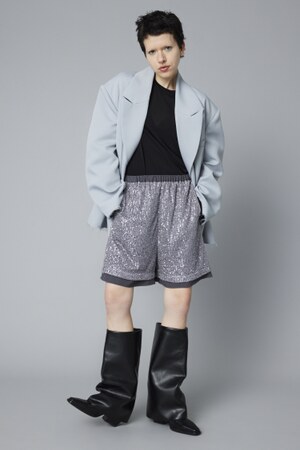 Sequins short pants