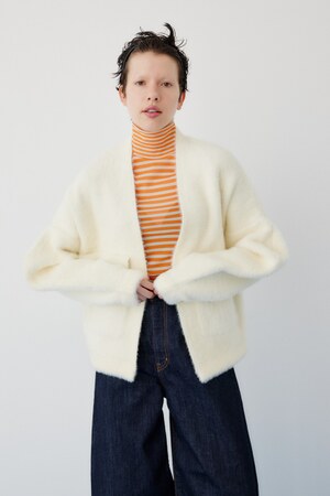 Shaggy cardigan