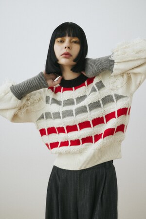 Knit design tops