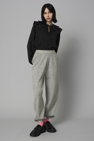 Nep cocoon knit pants