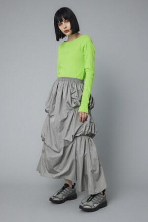 Gradually balloon skirt