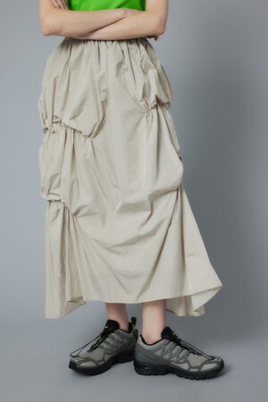 Gradually balloon skirt