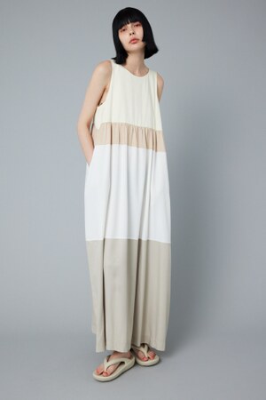 Color blocking dress