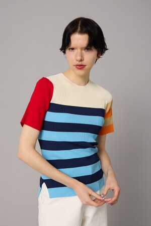 HeRIN.CYE | Back slit border tops (ニット ) |SHEL'TTER WEBSTORE