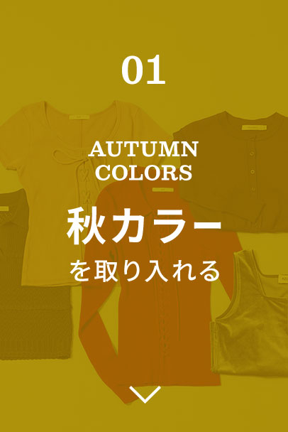AUTUMN COLORS 秋カラーを取り入れる