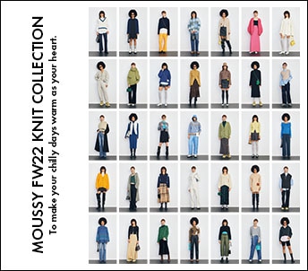 【MOUSSY FW22 KNIT COLLECTION】