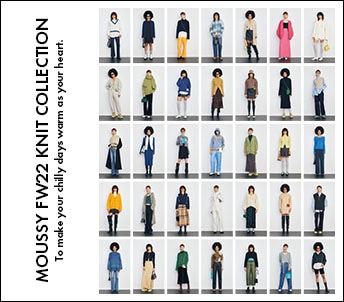 【MOUSSY FW22 KNIT COLLECTION】