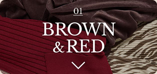 01 BROWN & RED