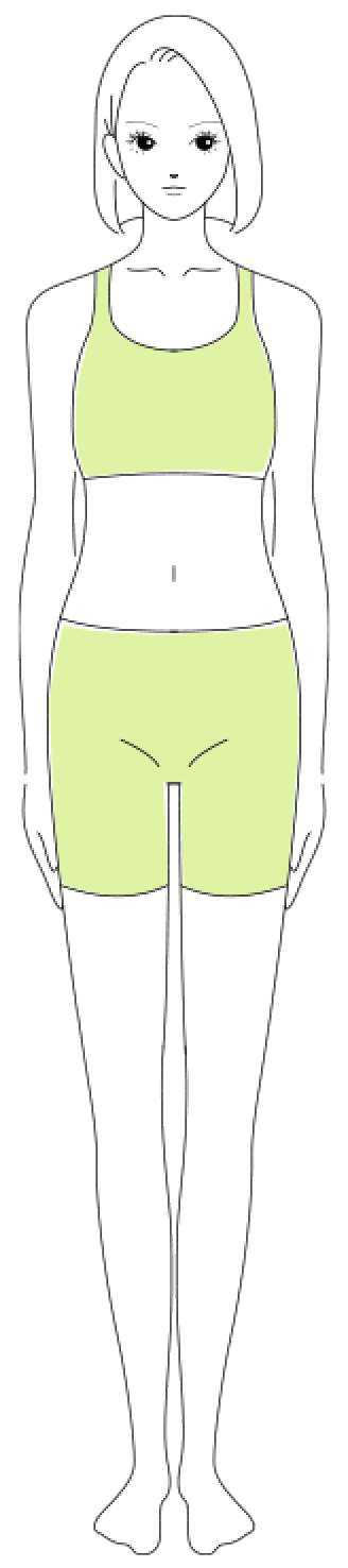 骨格ナチュラルのイラスト