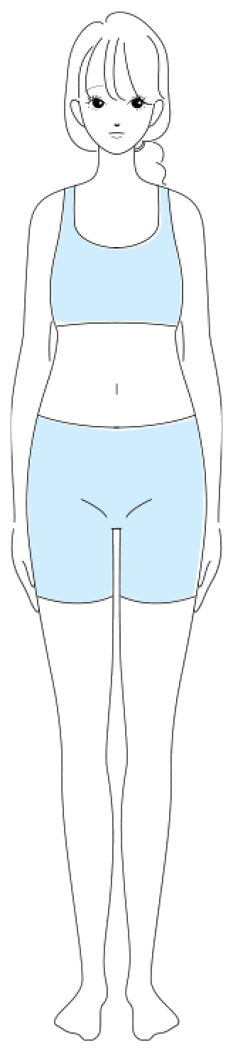 骨格ウェーブのイラスト