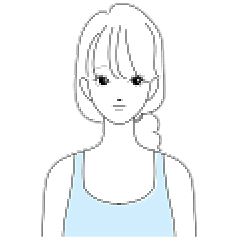 骨格ウェーブのイラスト